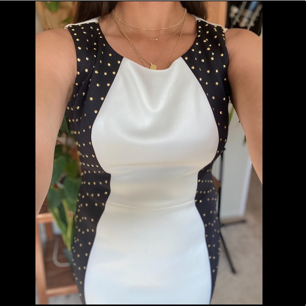 JAX Black and White Dress